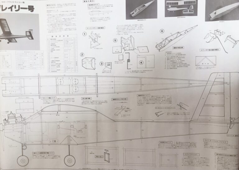 ラジコン飛行機を作るよ!バルサキットと設計図 主婦起業コンサルタント(ママのお仕事をサポートします!)